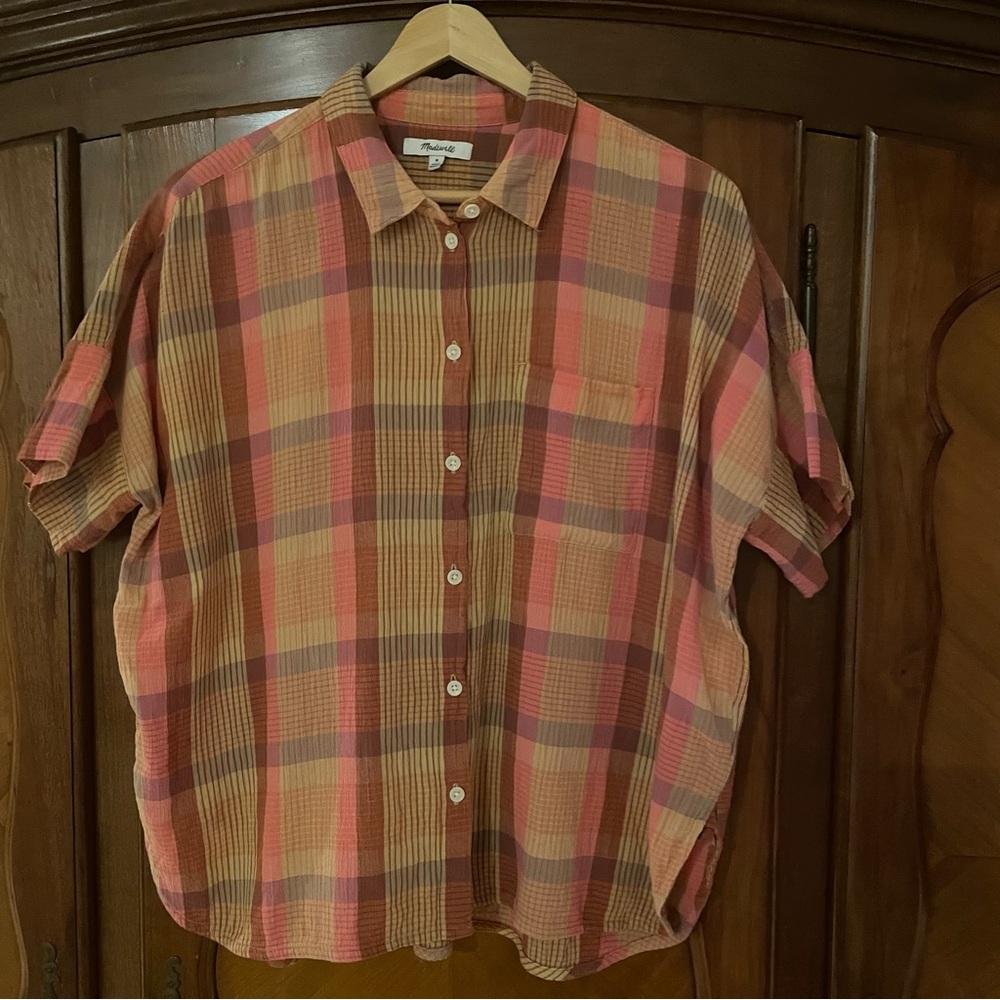 Madewell Plaid Button Down Shirt